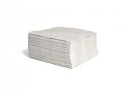 White Embossed Scrim Quarterfold - Disposable Wipers